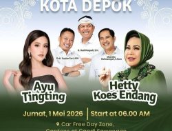Malam Puncak HUT ke-27 Kota Depok Berlangsung Meriah, Warga Tetap Antusias Meski Diguyur Hujan