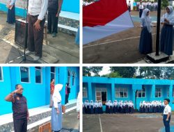 Khidmat dan Sarat Makna, SMP & SMK Triwijaya Peringati Hardiknas 2026 di Halaman sekolah 