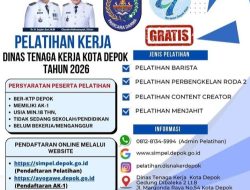 Kabar Gembira! Pemkot Depok Buka Pelatihan Kerja Gratis 2026, Ini Syarat dan Cara Daftarnya