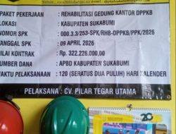 Bentuk Kerja Nyata Bupati, Pemkab Sukabumi Berikan Hadiah Manis untuk Dinas KB di Awal Tahun, Namun Pekerja Tak Dilengkapi K3