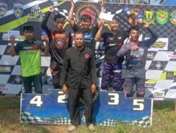 Abdulah Butet, Pembalap Senior Asal Jampangkulon Masih Dominasi Kelas Bebek Standar Open di Ajang Grasstrack Ciracap