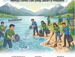 Aksi Bersama: Penebaran Benih Ikan dan Bersih-bersih Danau Lido, Wujud Kepedulian Lingkungan   