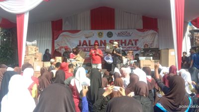 Semarak HUT ke-81 RI, Kecamatan Cijeruk Gelar Jalan Sehat Gratis, Ribuan Warga Antusias Ikuti Kegiatan