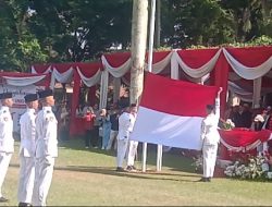 Upacara HUT ke-81 RI di Kecamatan Caringin Berlangsung Khidmat, Camat Sampaikan Pesan Bupati Bogor