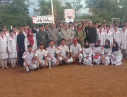 Upacara Penurunan Bendera HUT RI ke-81 Tingkat Kecamatan Cigombong Berlangsung Khidmat, Ditutup Pembagian Doorprize