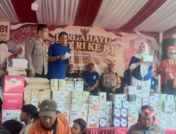 Ciherang Pondok Bergelora! Ribuan Warga Padati Jalan Santai HUT RI ke-81, Sepeda Listrik Jadi Hadiah Utama