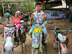 BARU 7 TAHUN, ABANG EL BERANI TURUN DI KELAS MINIMOTO CAMPURAN! DEBUT CROSS LANGSUNG RAIH PODIUM KE-4