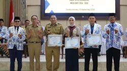 PENGUKUHAN PENGURUS AKSI, SEKDA: PERKUAT PROFESIONALISME GURU DAN KEPALA SEKOLAH
