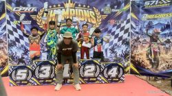 M. DYLAN RAMADHAN #22 NAIK PODIUM KEDUA, CROSER CILIK CIJERUK BERSINAR DI SIRKUIT TEGAL LAJA