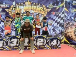 M. DYLAN RAMADHAN #22 NAIK PODIUM KEDUA, CROSER CILIK CIJERUK BERSINAR DI SIRKUIT TEGAL LAJA